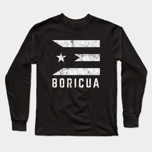 Yo Soy Boricua Puerto Rico Black Flag Long Sleeve T-Shirt